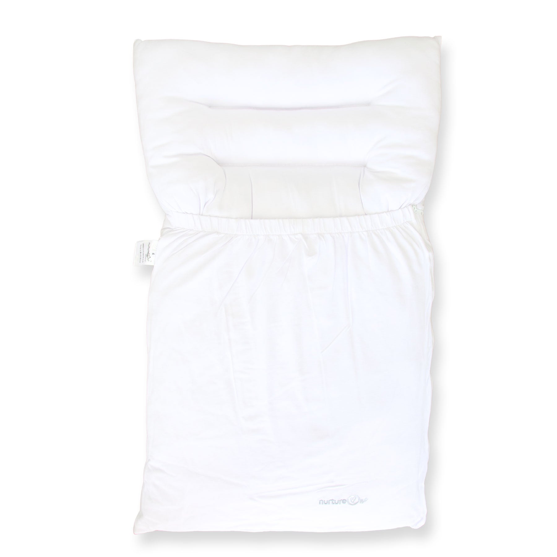 newborn nesting cushion with sleeping bag