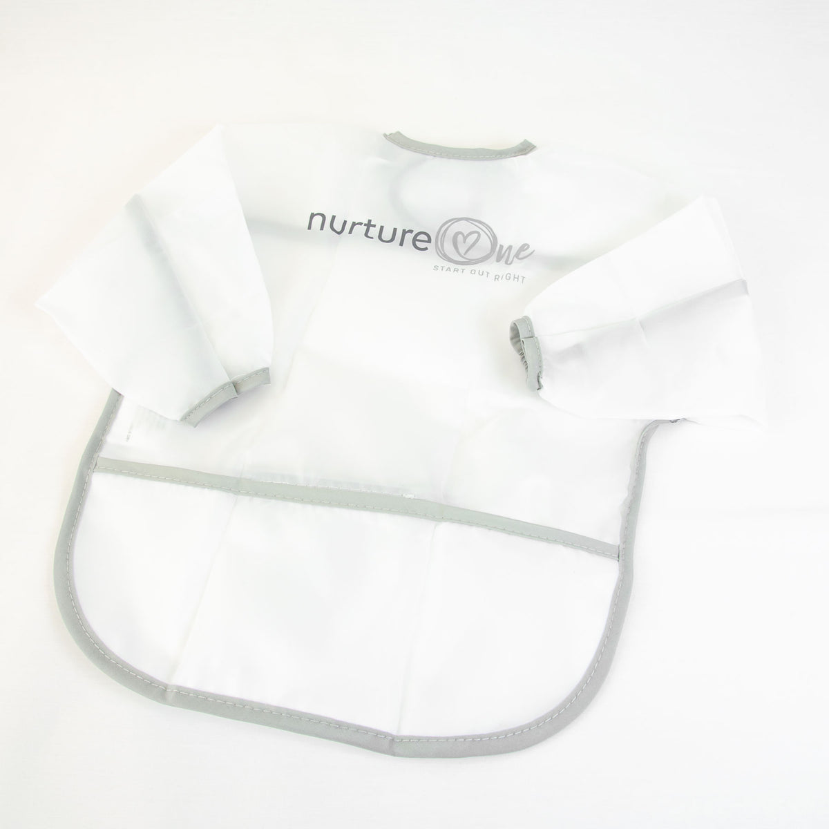 wearable baby bib for feeding or messy play